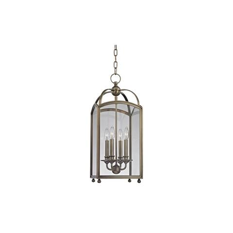 Hudson Valley Millbrook 4 Light 25-inch Historic Nickel Pendant