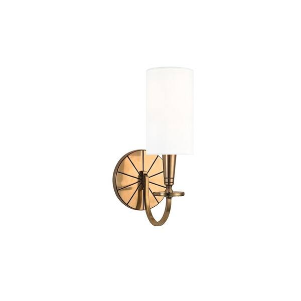 slide 1 of 1, Hudson Valley Mason Wall Sconce