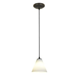 Access Lighting Martini Bronze Cord Pendant White