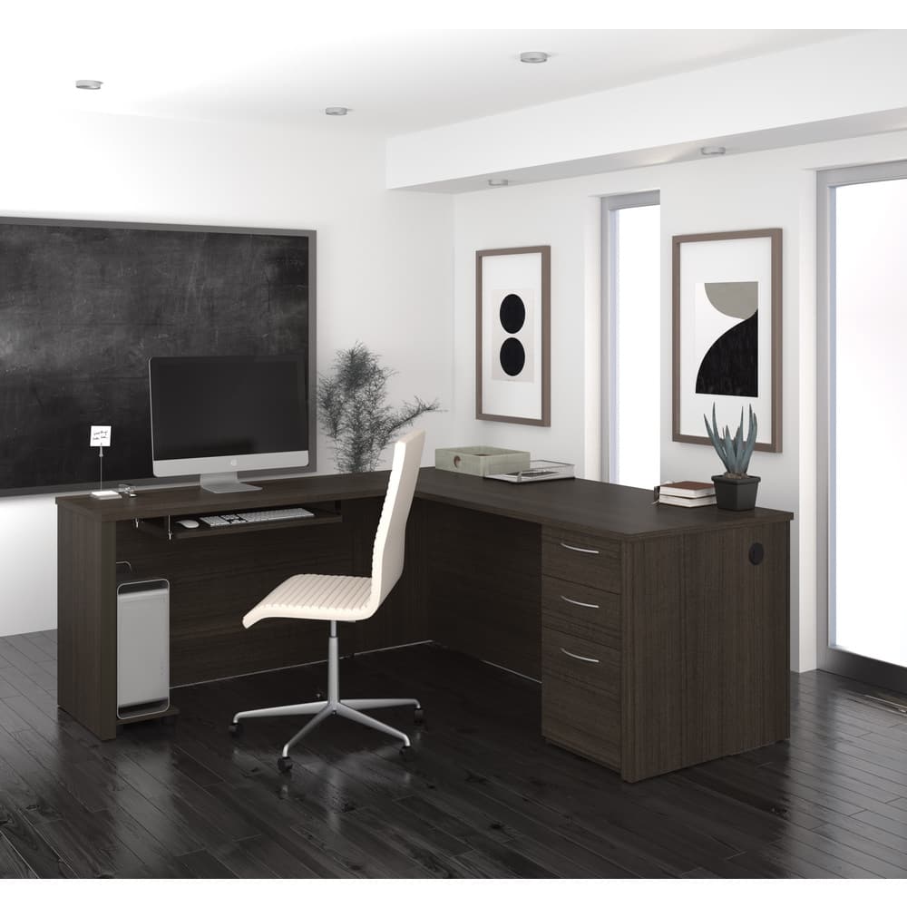 Bestar Embassy 71 inch L-shaped desk