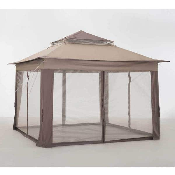 Shop Sunjoy Peter Portable 10 X 10 Gazebo With Mosquito Netting