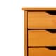 preview thumbnail 5 of 6, Adeptus Original Roll Cart, Solid Wood, 6 Drawer Roll Cart, Med Pine