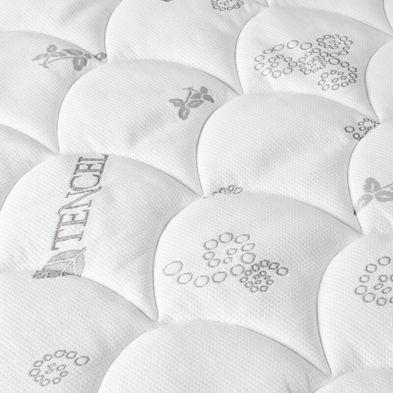 Twin XL Dorm University Soft Spa Luxe Plush Cool Touch Tencel Blend Mattress Pad - White