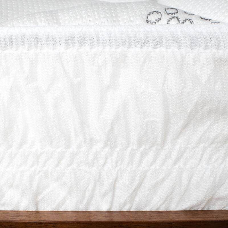 Twin XL Dorm University Soft Spa Luxe Plush Cool Touch Tencel Blend Mattress Pad - White