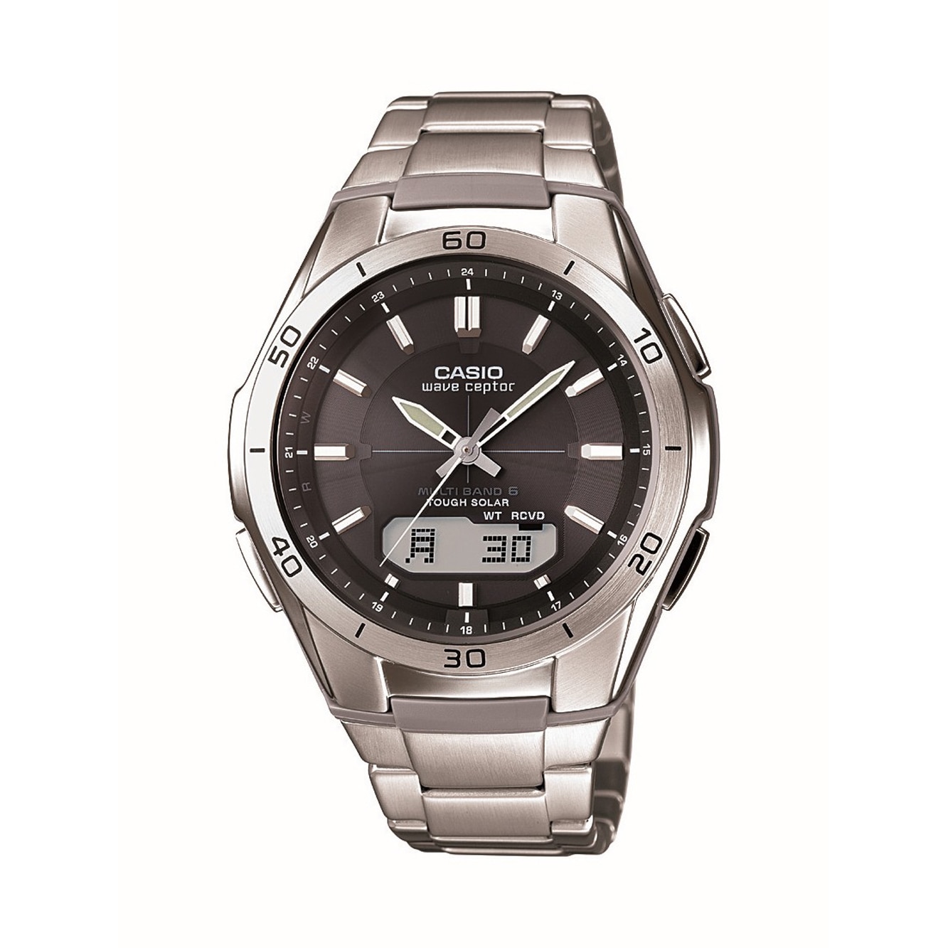 casio silver bracelet watch