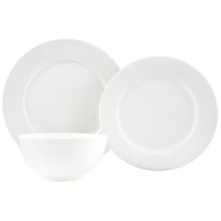 Pure Vanilla Bone China 18-Piece Dinner Set - Bed Bath & Beyond - 11883309