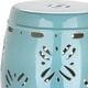 preview thumbnail 2 of 0, SAFAVIEH Sakura Aqua Ceramic Decorative Garden Stool