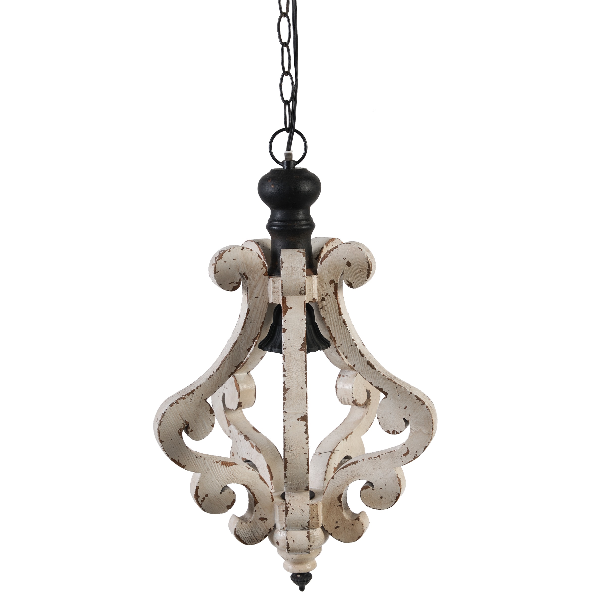 Harper Metal 1-light Chandelier (1-Light Metal Chandelier) - Chandeliers For Bedrooms by Overstock.com