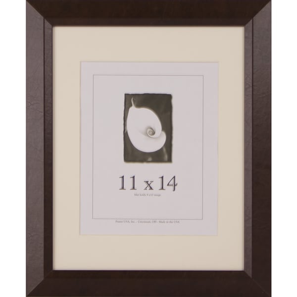 11x14 uk inch frame 14 11 Series inch x Leather Black/Brown Wood/Leather Shop