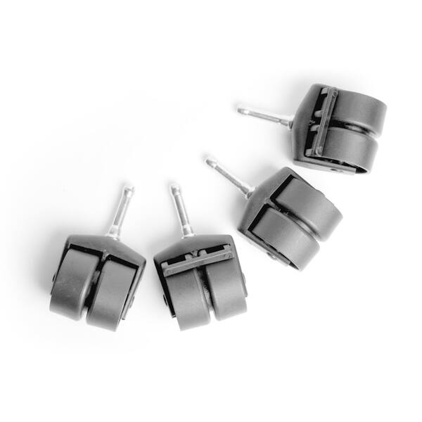 Rize Nylon Caster Replacement Wheels for Bed Frames Set of 4 Bed Bath