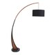preview thumbnail 6 of 6, Carson Carrington Fagersta Walnut Wood/ Marble Floor Lamp
