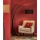 preview thumbnail 8 of 6, Carson Carrington Fagersta Walnut Wood/ Marble Floor Lamp