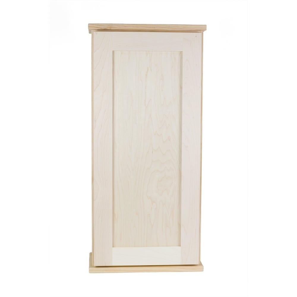Shop Ashton Series Unfinished Wood Wall Cabinet With 4 Adjustable