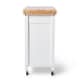 preview thumbnail 5 of 13, Simple Living Macaulay Natural Rubberwood Rolling Kitchen Island Cart