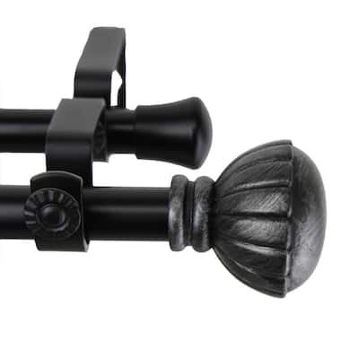 InStyleDesign Gemma Adjustable Double Curtain Rod