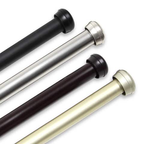InStyleDesign Edison 1-inch Adjustable Drapery Rod 160-240 inch - 160 to 240 inch