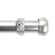 preview thumbnail 4 of 3, InStyleDesign Edison 1-inch Adjustable Drapery Rod 160-240 inch - 160 to 240 inch Nickel Finish/Satin/Silver Finish - satin nickel