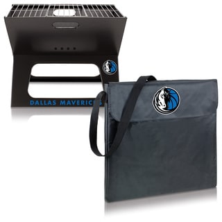 review detail Picnic Time Dallas Mavericks X-Grill Metal/Polyester Folding Portable Charcoal BBQ Grill