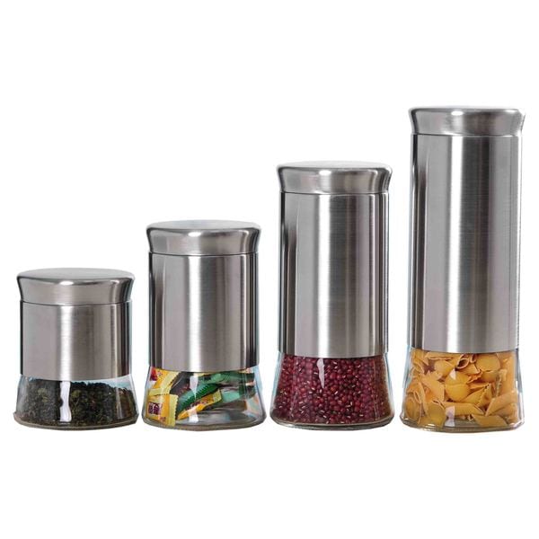 Shop Home  Basics Essence Collection 4 piece Stainless 