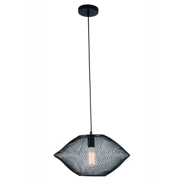 Brighton 1 Light Black Pendant - One Size. Opens flyout.