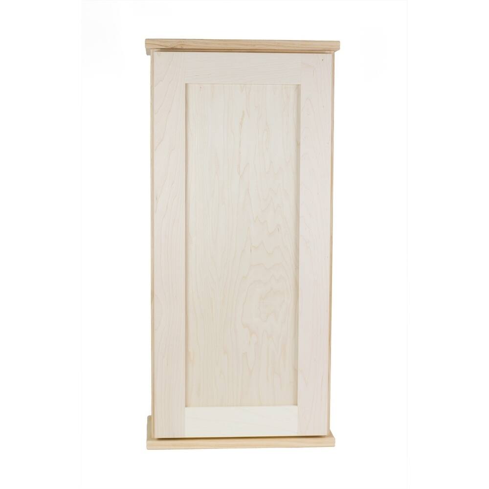 Shawnee Series Natural Wood Wall-hanging Cabinet