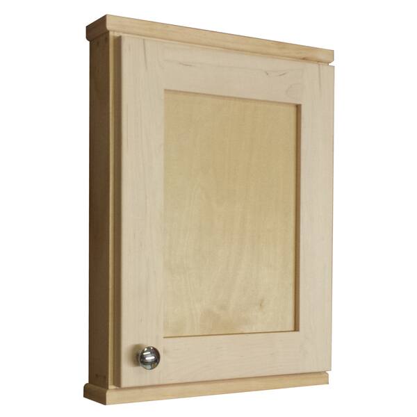 Shawnee Series Unfinished Wood Wall with 2 Adjustable Glass
