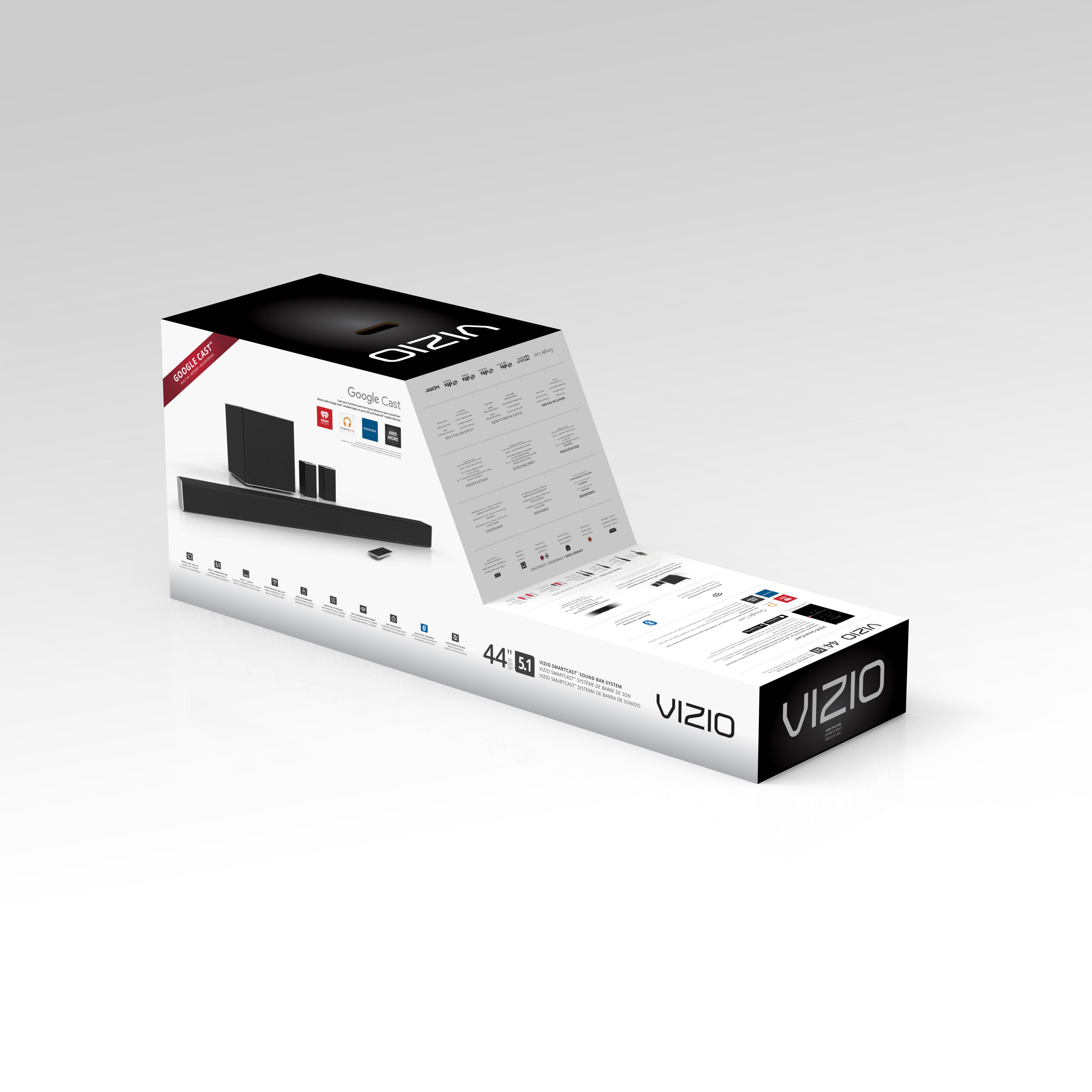 vizio 44 inch sound bar