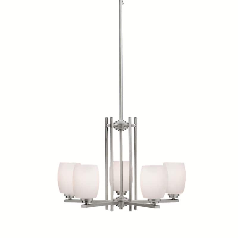 Kichler Lighting Eileen Collection 5-light Brushed Nickel Chandelier