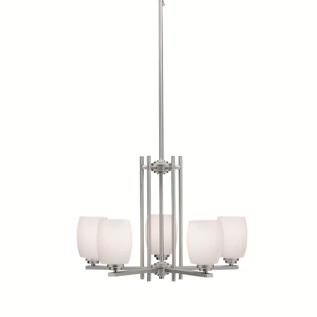 Kichler Lighting Eileen Collection 5-light Brushed Nickel Chandelier