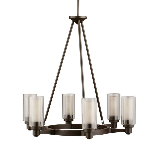 Kichler Lighting Circolo Collection 6-light Olde Bronze Chandelier