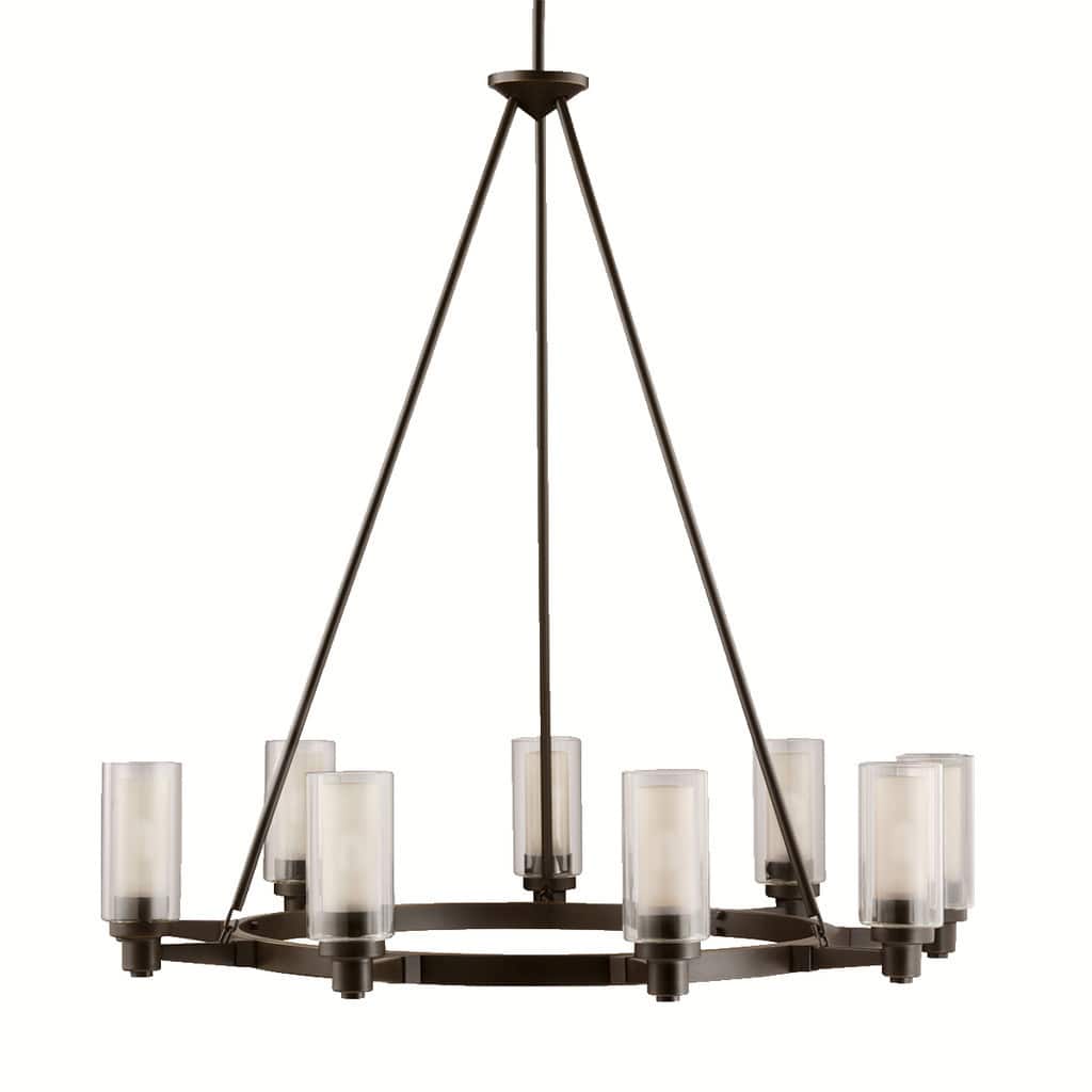 Kichler Lighting Circolo Collection 9-light Olde Bronze Chandelier