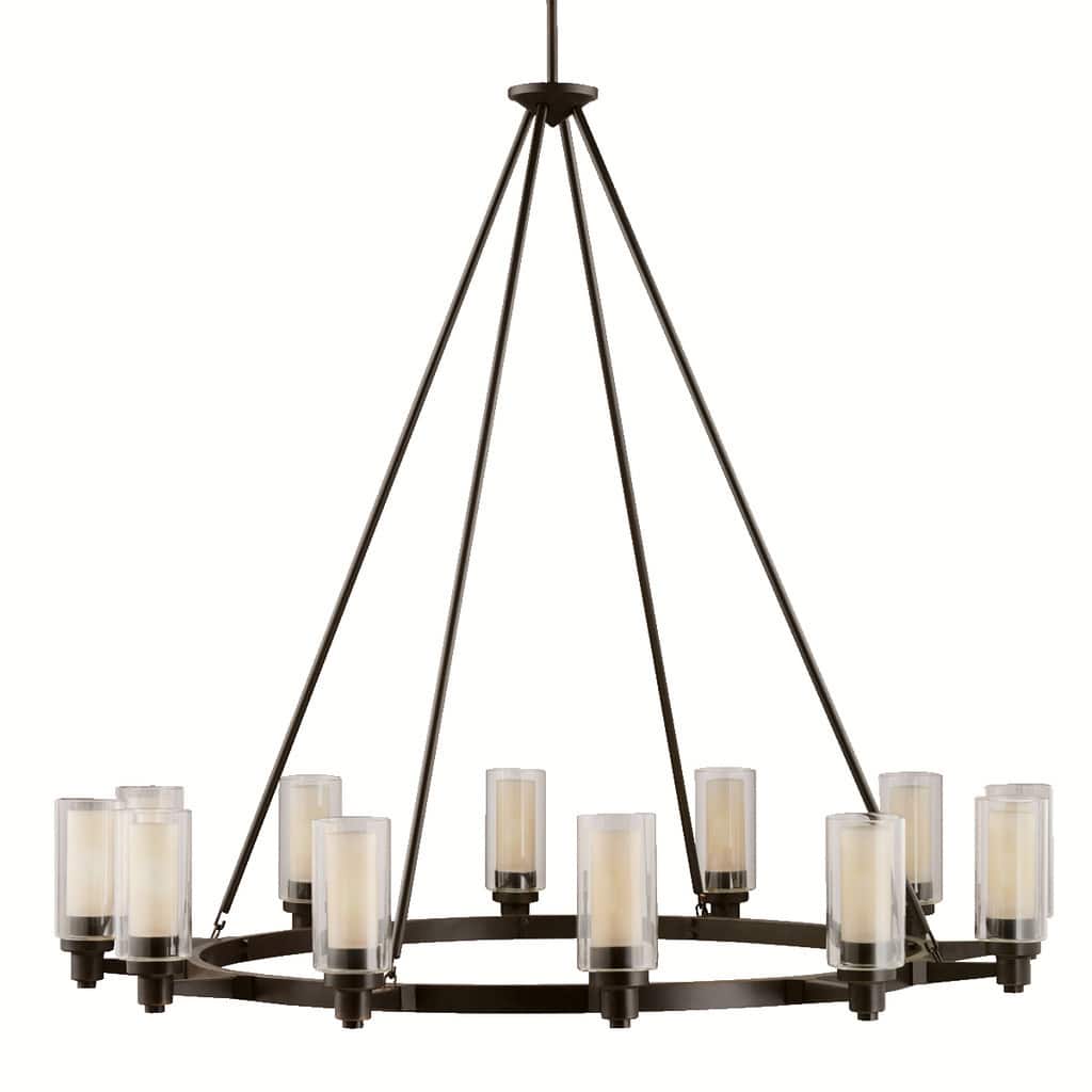 Kichler Lighting Circolo Collection 12-light Olde Bronze Chandelier