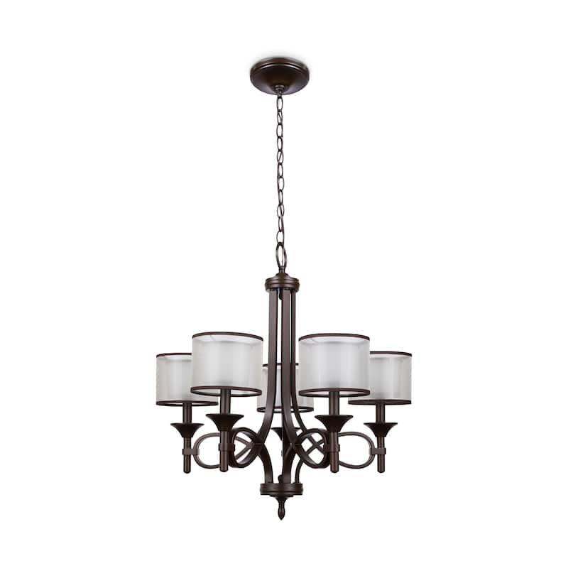 Kichler Lighting Lacey Collection 5-light Mission Bronze Chandelier