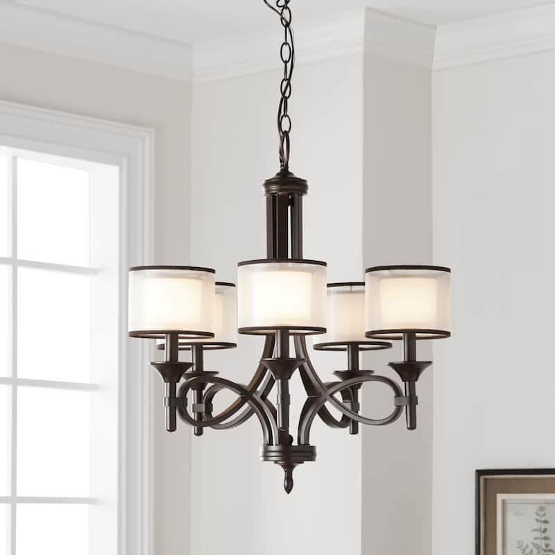 Kichler Lighting Lacey Collection 5-light Mission Bronze Chandelier