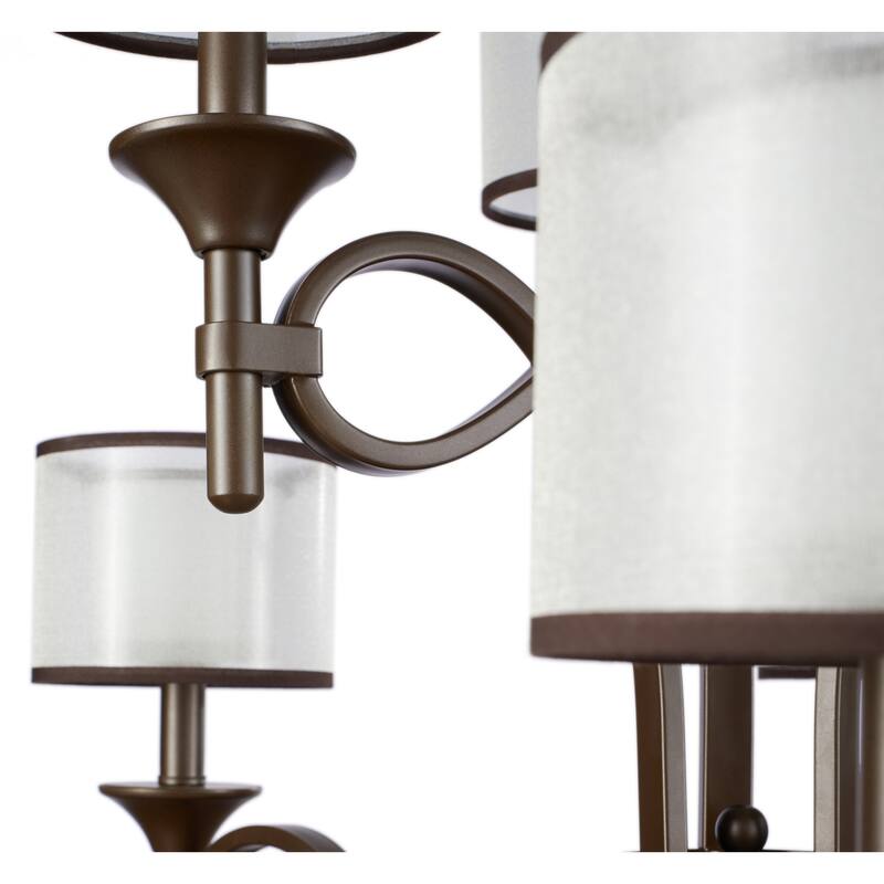 Kichler Lighting Lacey Collection 9-light Mission Bronze 2-tier Chandelier