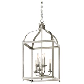 Kichler Lighting Larkin Collection 6-light Brushed Nickel Foyer Chandelier