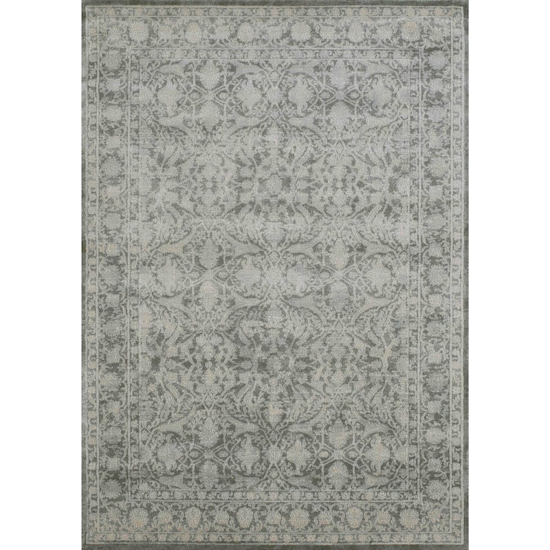 Admire Home Living Corina Traditional Oriental Distressed Vintage Pattern Area Rug - 7'10" x 10'2"/Surplus - Green