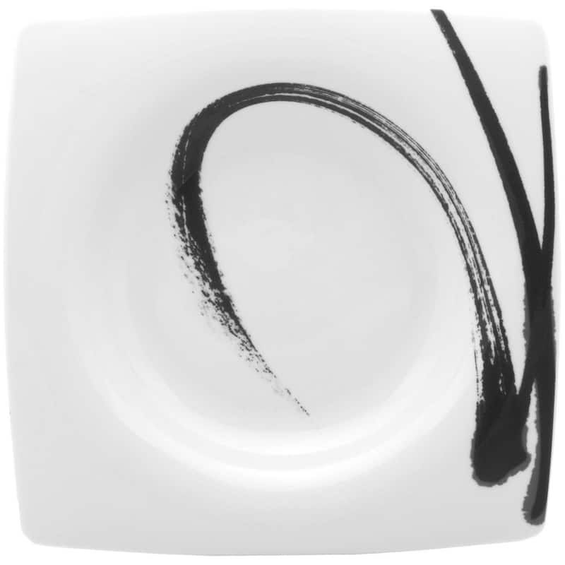 Paint It Black Square Soup Bowl 8.75" 10oz (Set of 6)
