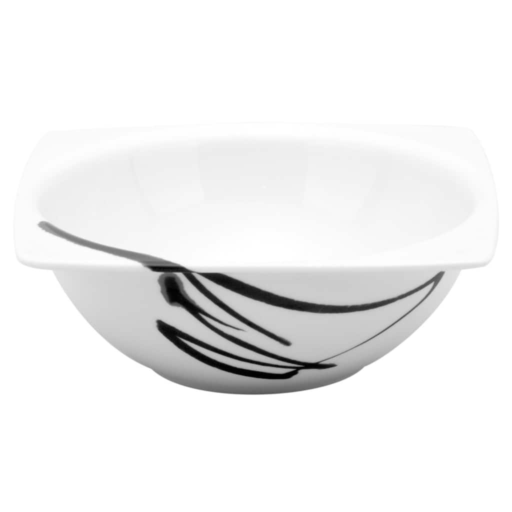 Paint It Black Fruit Bowl 5.25" 8oz Set of 6