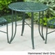 International Caravan Mandalay 30-inch Iron Patio Bistro Table - Thumbnail 3