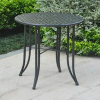 International Caravan Mandalay 30-inch Iron Patio Bistro Table