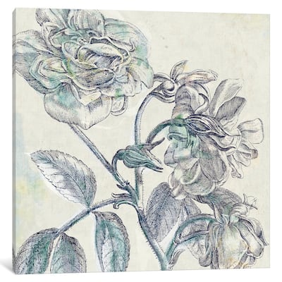 iCanvas Belle Fleur I by Sue Schlabach Canvas Print