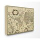 preview thumbnail 1 of 5, Stupell Antique Explorer World Map Canvas Wall Art