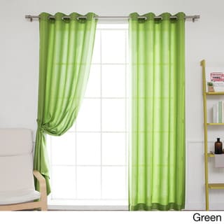 Home Oxford Grommet-top Curtain Panel Pair