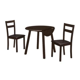 Size 3-Piece Sets Monarch Kitchen & Dining Room Sets For Less ... Size 3-Piece Sets Monarch Kitchen & Dining Room Sets For Less ...