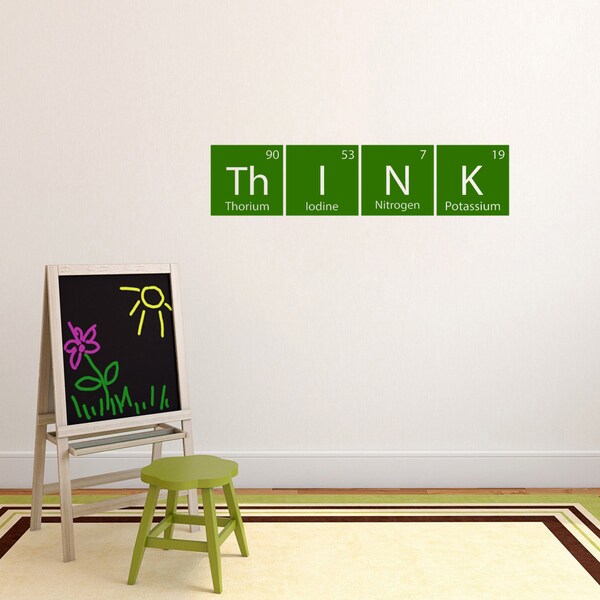 Think Periodic Science Table 36 X 8 5 Inch Wall Decal