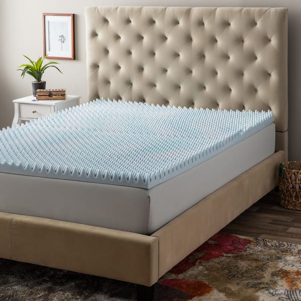 Grande Hotel 4inch Highloft Revitalize Gel Memory Foam Topper Bed