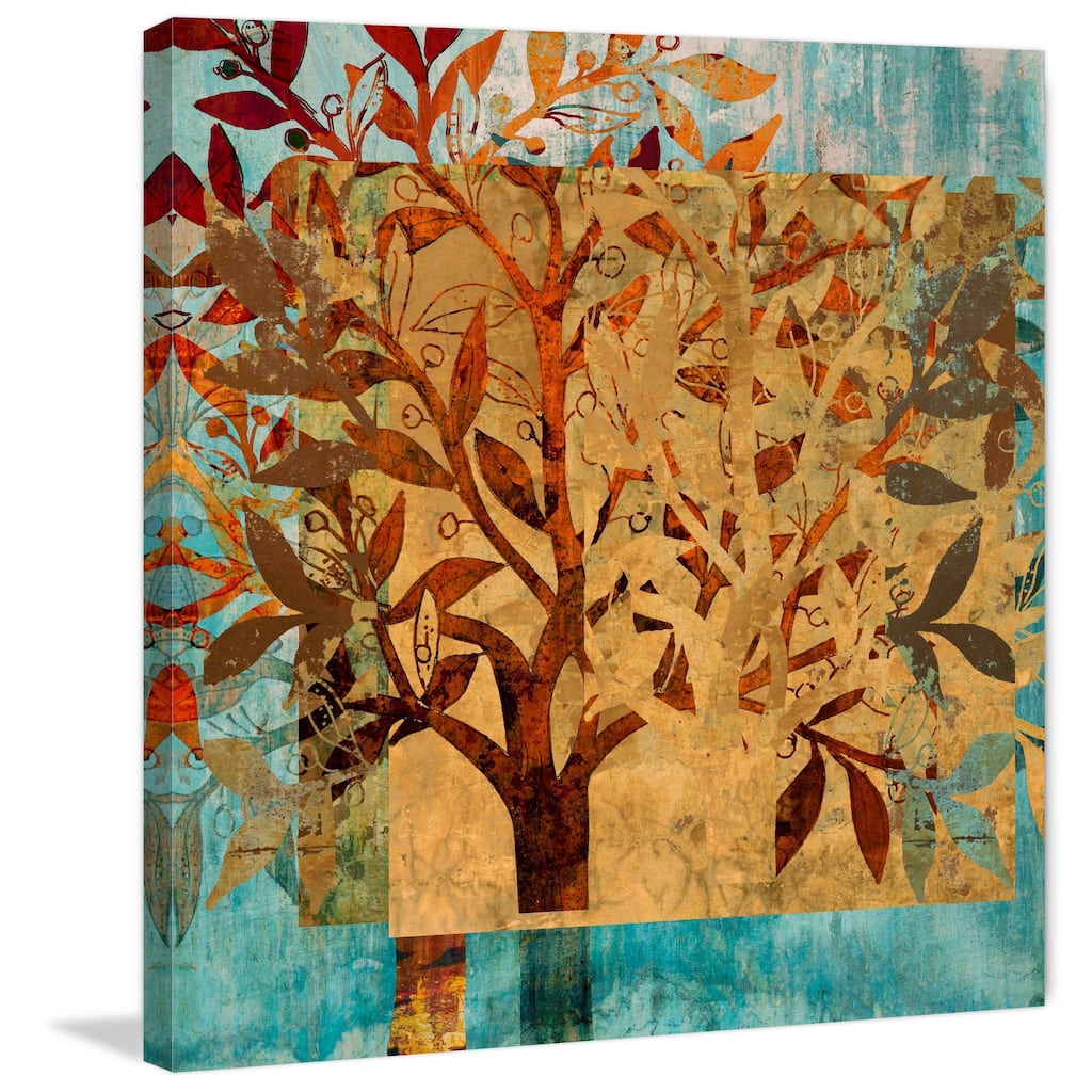 Marmont Hill - Serendipity Tree II Print on Canvas - Multi-Color