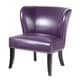 preview thumbnail 2 of 5, Madison Park Sheldon Purple Armless Accent Chair