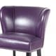 preview thumbnail 5 of 5, Madison Park Sheldon Purple Armless Accent Chair